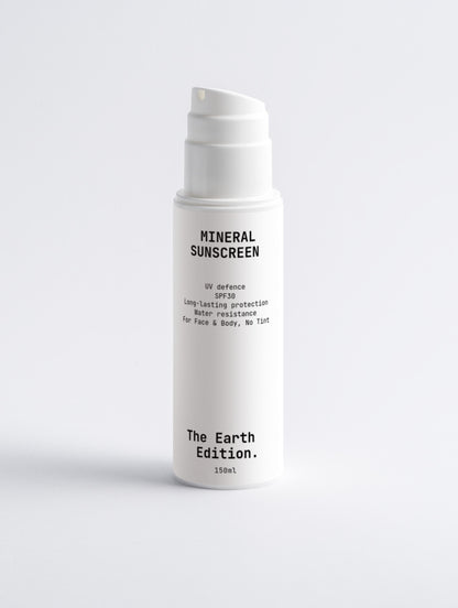Mineral Sunscreen SPF30 for Face & Body, no tint